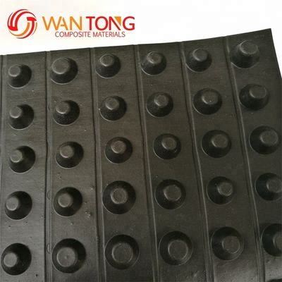 Outros produtos de terraplanagem 12 mm Dimple Height Drainage Cell Drainage Board para jardim de telhado