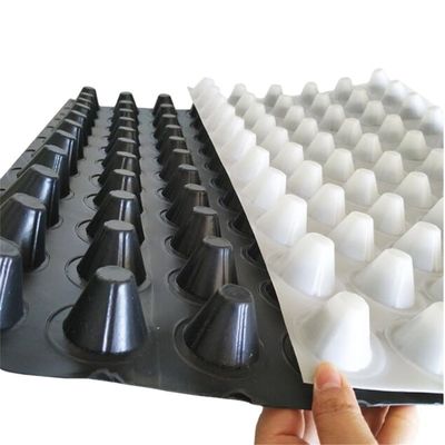 Produtos de terraplanagem 8 mm placa de drenagem de fendas de HDPE com certificação ISO9001