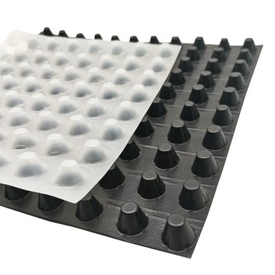 Produtos de terraplanagem 8 mm placa de drenagem de fendas de HDPE com certificação ISO9001