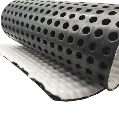 Produtos de terraplanagem 8 mm placa de drenagem de fendas de HDPE com certificação ISO9001