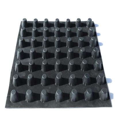 Produtos de terraplanagem 8 mm placa de drenagem de fendas de HDPE com certificação ISO9001