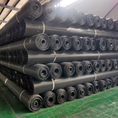 40-40kn Bi-axial Geogrid plástico para parede de retenção aumentar a sua eficiência de construção