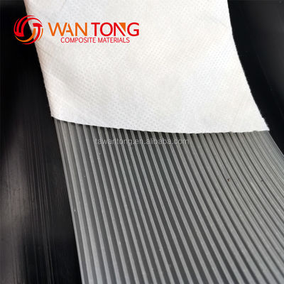 4 mm de altura PP PE Geotextil Tipo Prefabricado Esgoto Vertical PVD Esgoto de placa de plástico