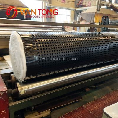 Tabuleiro de drenagem de buracos de tecto superior de HDPE com geotextil de 8 mm-60 mm de altura