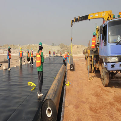 30mil HDPE Plástico Piscina Piscina Geomembrana Liner Membrana à prova d'água para Piscina de peixe Versátil