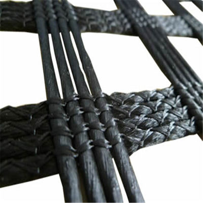 50kn Biassiais de fibra de vidro geogrids compostos para venda global em reforço de asfalto