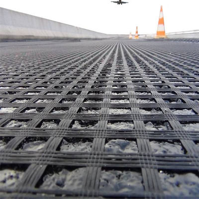 Geogrid de fibra de vidro de projeto chinês para reforço da camada de asfalto na construção rodoviária