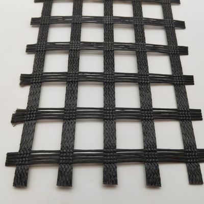 100-100kn Geogrids de alta resistência à tração para reforço de pavimentação de asfalto em amarelo