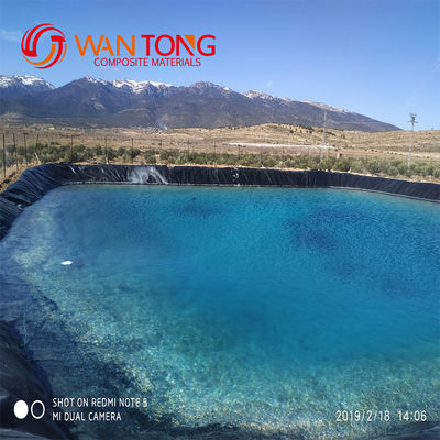 Geomembrana de HDPE preto de 2 mm de estilo de design chinês com certificação CE e ISO