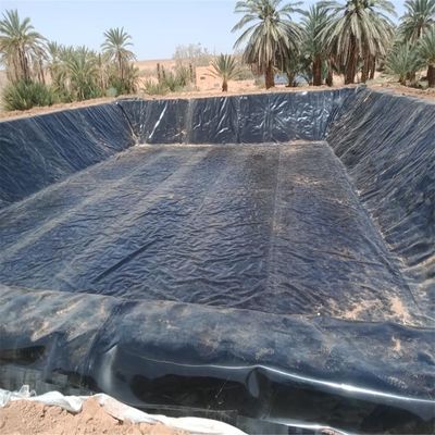 Oficina de geomembrana de superfície rugosa HDPE Sopro de filme de 1,0 mm para revestimento de barragem à prova d'água