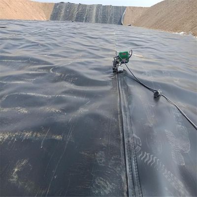 Oficina de geomembrana de superfície rugosa HDPE Sopro de filme de 1,0 mm para revestimento de barragem à prova d'água