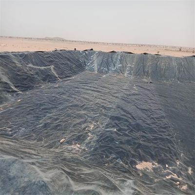 Revestimento de geomembrana em HDPE preto 1 mm para lagoas agrícolas Impermeável 0,5 mm 0,75 mm 1,5 mm