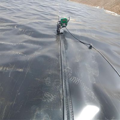 Revestimento de geomembrana em HDPE preto 1 mm para lagoas agrícolas Impermeável 0,5 mm 0,75 mm 1,5 mm