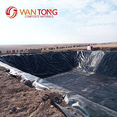 GB/ASTM GRI-GM13 Geomembrana de HDPE padrão para aquicultura UV