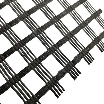 50-200m Comprimento Geogrid para construção de estradas de asfalto Polyester PET Composite durável
