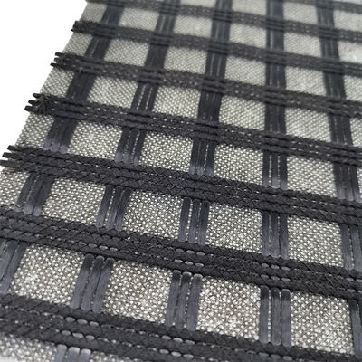 80kn 120kn Rendimento de tração Biassal/Uniaxial Poliéster Pet Geogrid para construção rodoviária