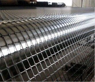 Grelha geotêxtil negra não tecida de plástico biaxial geogrid costurada anti-quebra geogrid para pavimento de asfalto