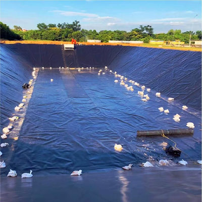 Folha de plástico preto Liner de lago impermeável Geomembrana HDPE 0,2 mm/0,5 mm/1,0 mm/2,0 mm
