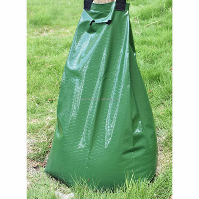 Saco de rega de árvores certificado CE/ISO com tecido de lona de PVC durável e resistente aos raios UV