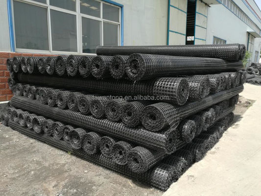 Reforço de estradas Geogrid de plástico biaxial 40-40kn para malha de estradas na construção
