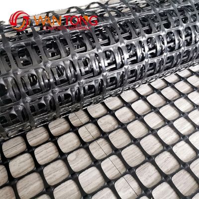 PP Biassiais Geogrid de plástico para construção de estradas e de minas de faixa de muro de reforço