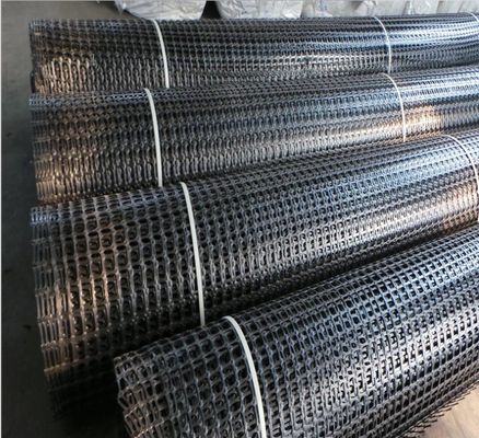PP Biassiais Geogrid de plástico para construção de estradas e de minas de faixa de muro de reforço