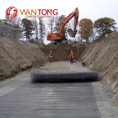 Grelha geográfica bidireccional bi-axical de plástico de PP 20kn 30kn 40kn para reforço da base da estrada