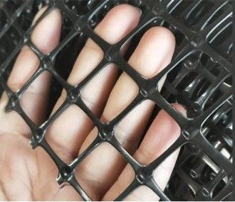 PP Biaxial Geogrid 40kn para o reforço de estradas Elite Venda Negro Estradas de Treinamento Geo Grids