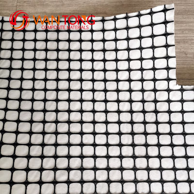 Estrada de plástico PP Bi-axial Geogrid 40/40kn Geotextil não tecido composto para reforço de estradas