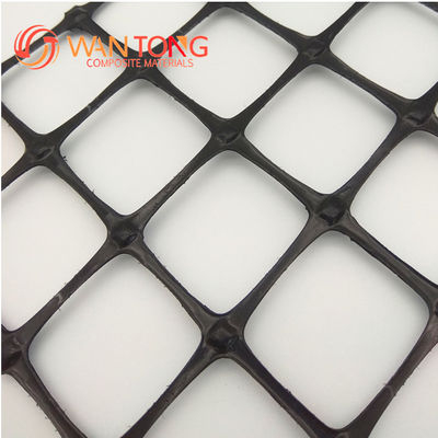 Reforço de estradas Geotextil não tecido para animais de estimação Composto PP Plástico 25kn Biassia Geogrid