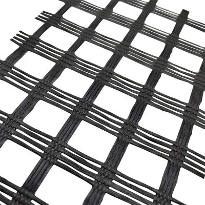 Geogrid de fibra de vidro para resistência reforço de canteiro de estradas geogrid revestido de asfalto branco