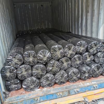 Geogrid de fibra de vidro para resistência reforço de canteiro de estradas geogrid revestido de asfalto branco