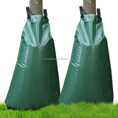 20 galões de sacos verdes de PVC para regar árvores A escolha ecológica para árvores recém-plantadas
