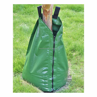 20 galões de sacos verdes de PVC para regar árvores A escolha ecológica para árvores recém-plantadas