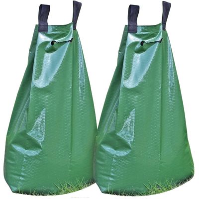 20 galões de sacos verdes de PVC para regar árvores A escolha ecológica para árvores recém-plantadas