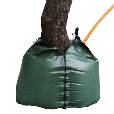 Poupe água com irrigação de liberação lenta Saco de irrigação de árvores de PVC 15 20 galões Cor verde