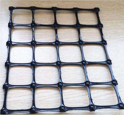 1-6m Largura 30kn Plástico PP Biassal Geogrid Geotextil composto para construção rodoviária