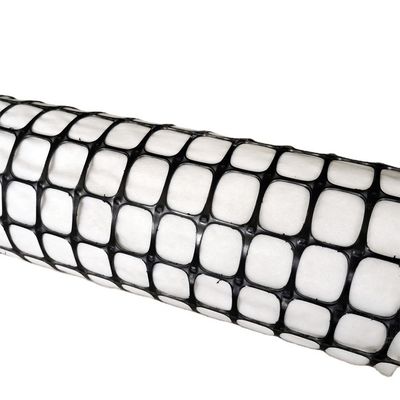 Grelha geográfica biaxial de PP composto de Wantong preto para construção rodoviária