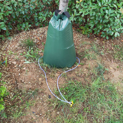 Saco de irrigação por gotejamento de árvores de telhado de PVC de capacidade de 75L para árvores de 650g