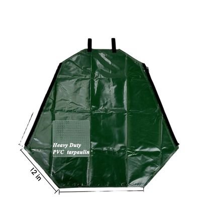Saco de irrigação por gotejamento de árvores de telhado de PVC de capacidade de 75L para árvores de 650g