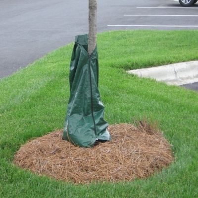 Saco de irrigação de árvores de jardim ao ar livre com espessura de 0,43 mm e material de PVC ecológico
