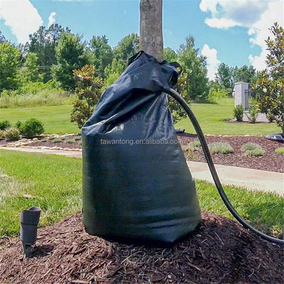 Saco de irrigação de árvores de 20 galões portátil de liberação lenta Saco de irrigação por gotejamento para jardim