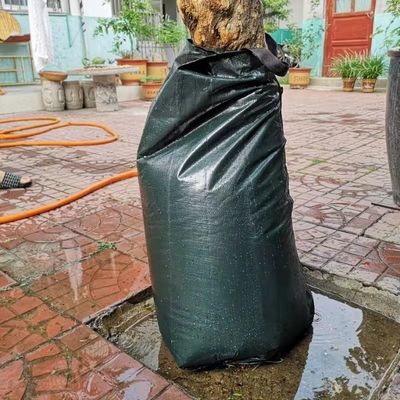 20 galões de liberação lenta PE verde escuro PVC saco de rega de árvores para irrigação eficaz